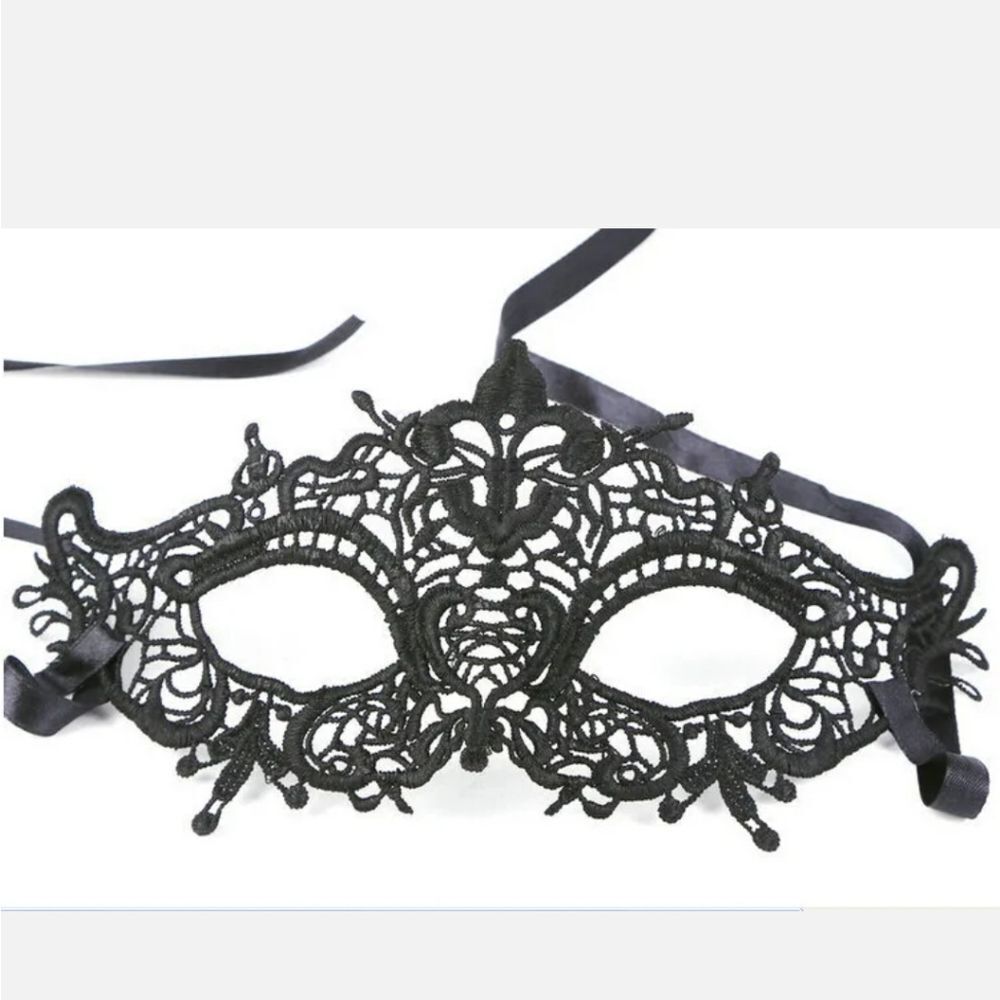 Sexy Women Lady Girl Black Lace Eye Mask for Halloween Masquerade Party US